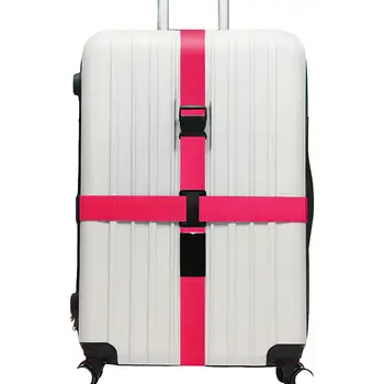 Ремни для багажа, поперечный ремень Для чемоданов и поклажи, Универсальные красочные Регулируемые Износостойкие Фиксированные ремни для