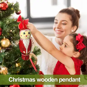 Рождественское украшение с сюрпризом-Кукольная подвеска с сюрпризом, которую легко повесить, Тонкая работа, Забавный Санта для праздника