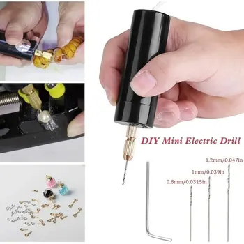 Ручная мини-электрическая дрель DIY Электрическая USB-электрическая дрель, Инструменты для изготовления ювелирных изделий из эпоксидной смолы, инструмент для гравировки по дереву