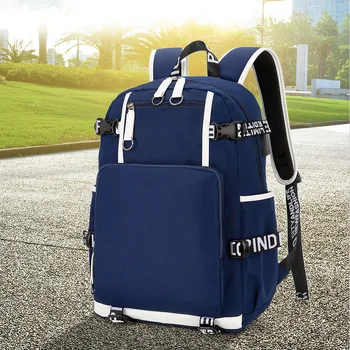 Рюкзак для студентов колледжа, Мужская школьная сумка для подростков, мальчиков, USB-зарядка, Нейлоновая сумка для отдыха в кампусе, рюкзак