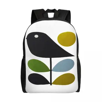 Рюкзаки Kiely Orla Stem Bird для женщин, мужчин, школьников, студентов, Сумка для книг Подходит для 15-дюймового ноутбука С цветами и геометрическими сумками