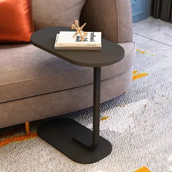 Скандинавский Современный минималистичный Приставной столик С-образной формы, Дизайнерский Маленький журнальный столик, Угловой столик, Съемный Приставной столик для дивана, Прикроватная тумбочка