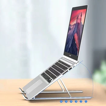 Складная подставка для ноутбука из алюминиевого сплава, Кронштейн для портативного компьютера, Аксессуары, Подставка для ноутбука, подставка для ноутбука для Macbook Air
