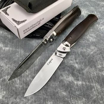 Складной карманный нож EDC в новом Российском стиле с деревянной ручкой, Тактический инструмент самообороны, Охотничий Походный нож