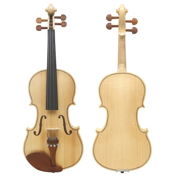 Скрипка Astonvilla 4/4 Ручной работы, набор для скрипки из бревенчатого дерева со смычком и футляром для струнных инструментов, высококачественная скрипка