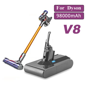 Сменный аккумулятор Dyson V8 21,6 В 98000 мАч для ручного пылесоса Dyson V8 Absolute без шнура Аккумулятор Dyson V8