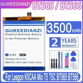 Сменный Аккумулятор GUKEEDIANZI 3500 мАч Для Leagoo KIICAA Mix T5 T5C BT565 BT566