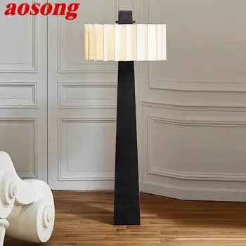 Современные торшеры AOSONG, светодиодные светильники в скандинавском стиле, простой дизайн, постоянный светильник для дома, гостиной, спальни