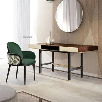 Современный Бархатный обеденный стул для кухонной мебели, Обеденные стулья, Легкая Роскошная подушка для маленькой квартиры, обеденный стул для столовой