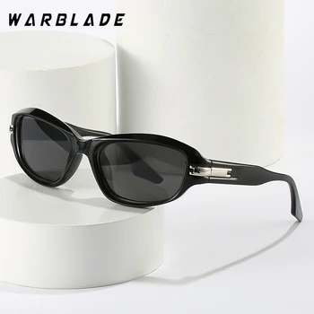 Солнцезащитные очки в стиле ретро панк CatEye Eyewear Мужские И женские Очки Y2K Shades Модные Прямоугольные Очки Летние Очки с защитой от ультрафиолета