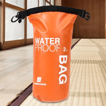Спортивная водонепроницаемая сумка-рюкзак объемом 2 л для плавания на лодках, каяках, кемпинга
