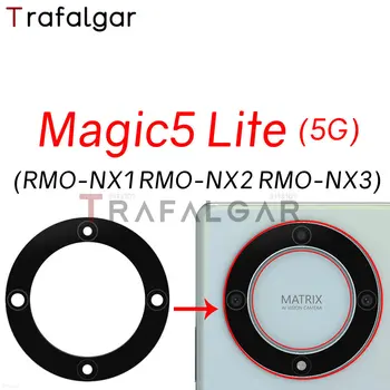 Стеклянный объектив задней камеры для Honor Magic5 Lite Magic 5 Lite 5G заменен клейкой наклейкой