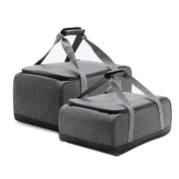 Сумка для пикника практичного серого цвета, предотвращающая столкновения, Эргономичная ручка, сумка для хранения горшка для активного отдыха, сумка для кемпинга, сумка для хранения горшка
