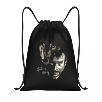 Сумки-рюкзаки Johnny Hallyday и Drawstring для мужчин и женщин, легкая французская певица, рок-звезда, спортивный рюкзак для спортзала, сумки для йоги
