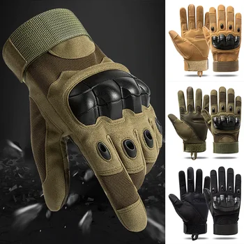 Тактические перчатки с полными пальцами для боевой подготовки, Ykywbike, военные фанаты, Мягкие Защитные накладки, Мотоциклетные варежки, Сенсорный экран