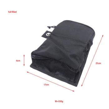 Техническая сумка для хранения подводного плавания, утяжеляющий ремень, свинцовый карман, прикрепляемый к ноге для спортивного снаряжения для дайвинга с регулируемым BCD Swater