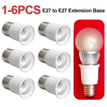 Удлинительное основание E27 к E27 CLF Светодиодная лампочка Адаптер для лампы Преобразователь гнезда