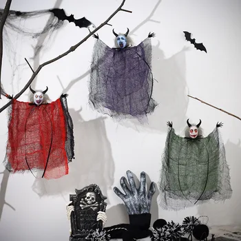 Украшения на Хэллоуин Ужас Забавный кулон Хэллоуин Кукла-призрак Кулон Набор реквизита для домов с привидениями