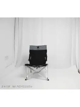 Уличный складной стул со сверхлегкой переносной спинкой для рыбалки из алюминиевого сплава, для путешествий, маленькое пляжное кресло с откидной спинкой