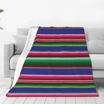 Цветастое одеяло в полоску, мягкое фланелевое покрывало для дивана-кровати, теплое одеяло, легкие одеяла для дивана, дорожное одеяло