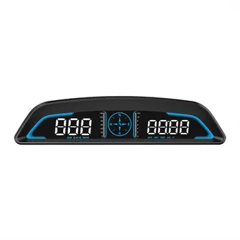 Цифровой дисплей HUD Автомобильный головной дисплей высокой четкости Цифровой автомобильный головной дисплей GPS Проекционный спидометр на лобовое стекло С