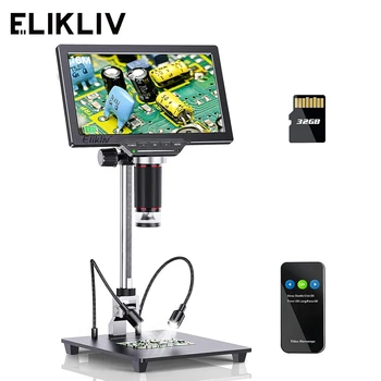 Цифровой Микроскоп Elikliv EDM201 Pro HDMI с 10-Дюймовой Подставкой 7 