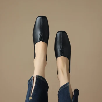 Чехол для ног однотонные осенние женские тонкие туфли высотой 3,5 см