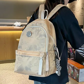 Школьные сумки для подростков, студенческий рюкзак для девочек, женский нейлоновый повседневный Корейский рюкзак