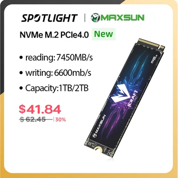 【мировая премьера】SSD 7450 Мбит/с NVMe M.2 2280 2 ТБ 1 ТБ Внутренний Твердотельный Жесткий диск M2 PCIe4.0x4 Drive для Настольных ПК Ноутбук PS5