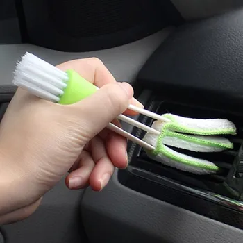Пластиковая автомобильная щетка для чистки Авто Кондиционер Вентиляционные жалюзи Очиститель