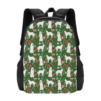 Прекрасный Рождественский праздничный классический базовый холщовый школьный рюкзак, повседневный рюкзак, офисный рюкзак для мужчин и женщин